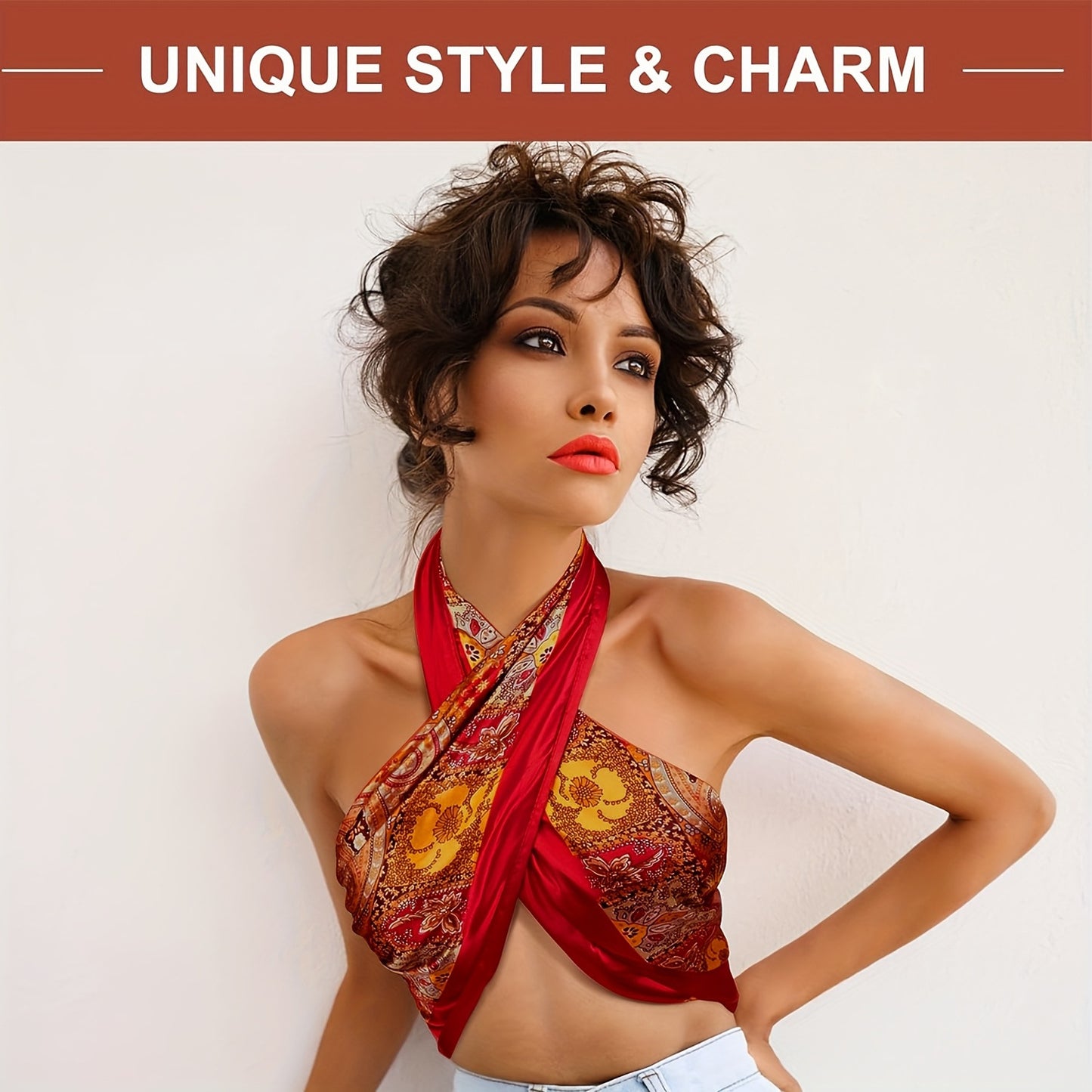 Elegant All-Match Professional Head Scarf – Lightweight Decorative Wrap for Women