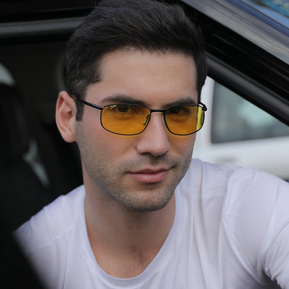 Men's Polarized Driving Sunglasses – Anti-Glare UV Protection Eyewear