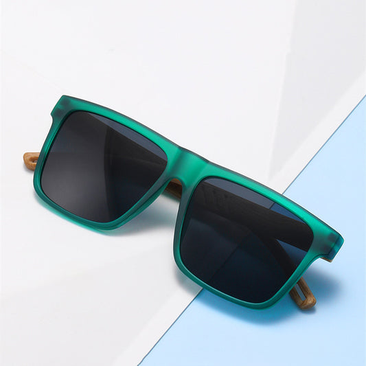 Bamboo Frame Retro Unisex Sunglasses - UV400 Sun Protection