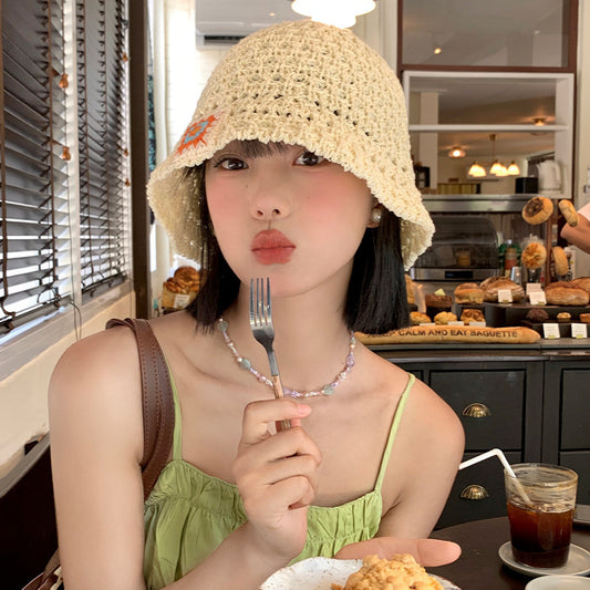 Summer Breeze Woven Bucket Hat – Lightweight Breathable Sun Protection