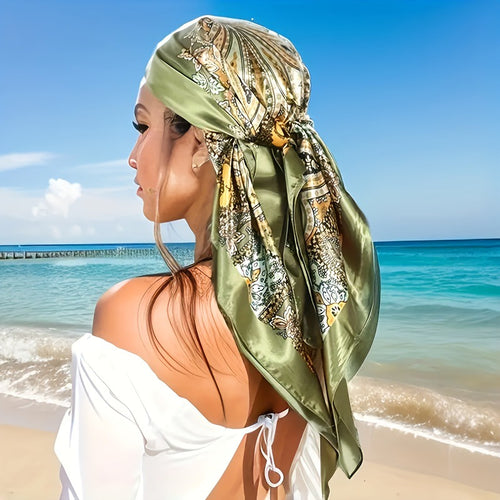 Elegant All-Match Professional Head Scarf – Lightweight Decorative Wrap for Women