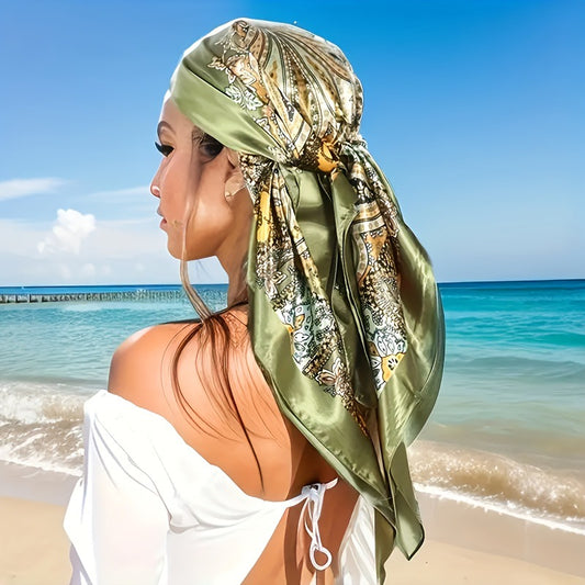 Elegant All-Match Professional Head Scarf – Lightweight Decorative Wrap for Women
