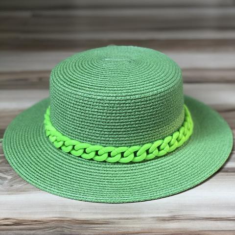 Korean Fashion Net Red Chain Beach Sun Hat – Trendy & Stylish Summer Cap