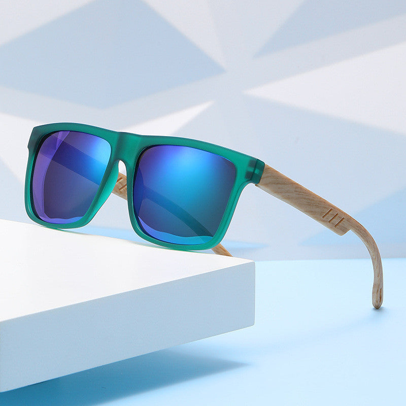 Bamboo Frame Retro Unisex Sunglasses - UV400 Sun Protection